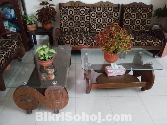Sofa set (2 Center table) & Devine